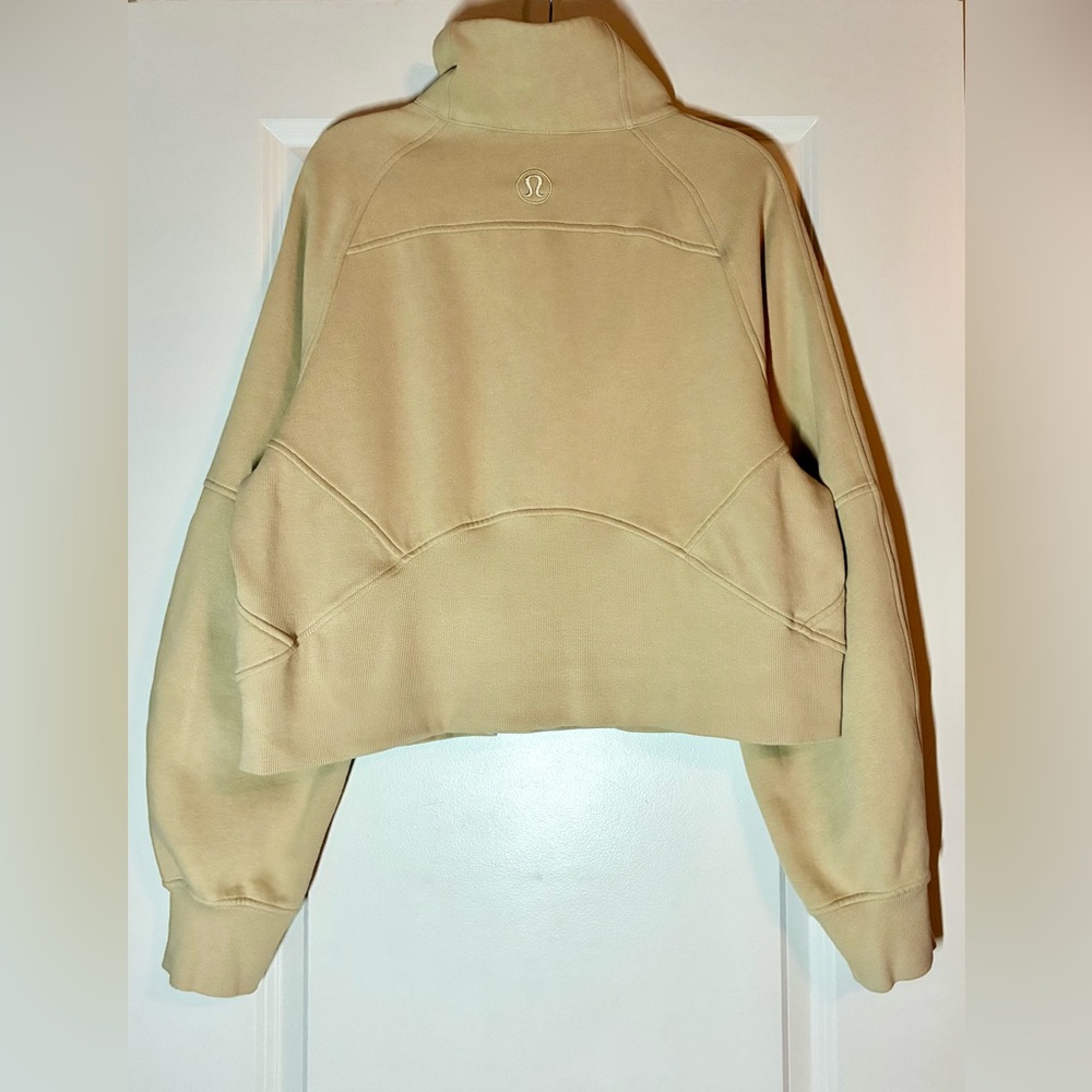 SOLD Lululemon Scuba Oversized Funnel Neck Half Zip in Trench Size M/L - Picture 7 of 8